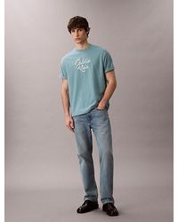Calvin Klein - Relaxed T-Shirt Met Grafisch Scriptlogo - Lyst