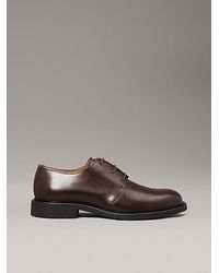 Calvin Klein - Zapatos de piel con cordones - Lyst