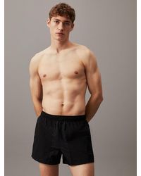 Calvin Klein - Short de bain court indéchirable avec cordon de serrage - Lyst
