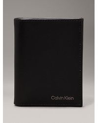 Calvin Klein - Cartera de piel con compartimento para billetes y monedero y RFID - Lyst
