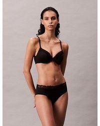 Calvin Klein - Lightly Lined Full Coverage Bra Perfectly Fit Lace - Lyst