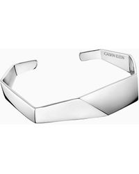 Calvin Klein Pulsera abierta - Origami - Metálico