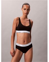 Calvin Klein - Lightly Lined Bralette Icon Cotton Modal - Lyst