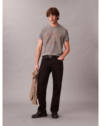 Calvin Klein - Varsity Logo Graphic Relaxed T-Shirt - Lyst