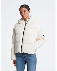 Calvin Klein - Repreve® Short Boxy Puffer Jacket - Lyst