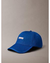 Calvin Klein - Denim Adjustable Logo Cap - Lyst