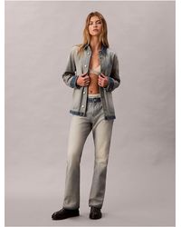 Calvin Klein - Selvedge Relaxed Bootcut Jeans - Lyst