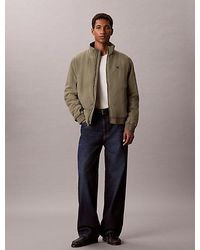Calvin Klein - Jeans Padded Nylon Zip Up Jacket - Lyst