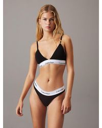 Calvin Klein - Triangle Bra - Lyst