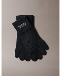 Calvin Klein - Touchscreen Handschoenen Van Wol En Kasjmier - Lyst