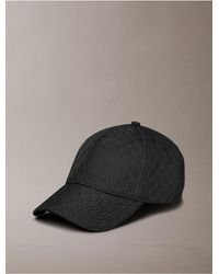 Calvin Klein - Ripstop Allover Monogram Logo Baseball Cap - Lyst