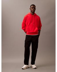 Calvin Klein - Pantalon Cargo Droit En Coton - Lyst