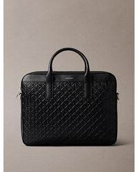 Calvin Klein - Bolsa de viaje con logo monograma grabado - Lyst