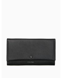 Calvin Klein Denim Wallets in Black | Lyst