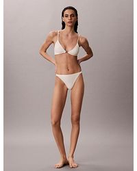 Calvin Klein - String Thong Minimalist Emblem - Lyst