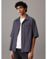Calvin Klein - Chemise Relaxed En Lin Et Lyocell - Lyst