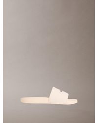Calvin Klein - Canvas Contoured Logo Sliders - Lyst