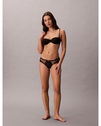 Calvin Klein - Balconette Bra Ck Floral Lace - Lyst