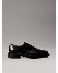 Calvin Klein - Leren Veterschoenen Met Airfit-Demping - Lyst