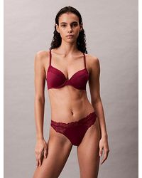 Calvin Klein - Lightly Lined Full Coverage Bra Perfectly Fit Lace - Lyst
