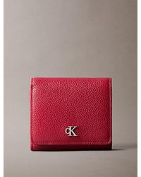 Calvin Klein - Leather Rfid Monogram Wallet - Lyst