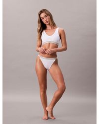 Calvin Klein - Lightly Lined Triangle Bralette - Lyst