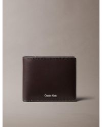 Calvin Klein - Leather Rfid Slimfold Wallet - Lyst