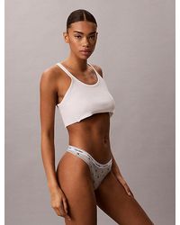 Calvin Klein - Thong Icon Logo - Lyst
