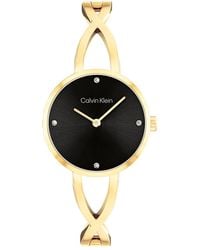 Calvin Klein - Plated Steel Bracelet Watch - Lyst