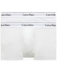 Calvin Klein Pack de 2 b�xers - Modern Cotton - Blanco