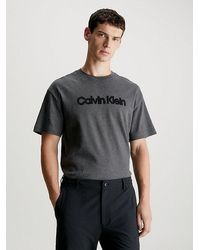 Calvin Klein - Camiseta con logo bordado - Lyst