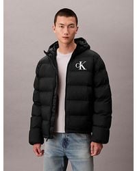 Calvin Klein - Monogram Pufferjack - Lyst