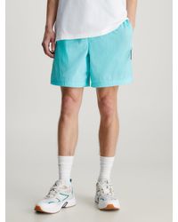 Calvin Klein - Relaxed Crinkle Nylon Shorts - Lyst