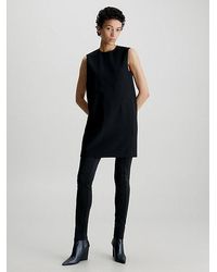 Calvin Klein - Vestido camisera holgado sin mangas - Lyst