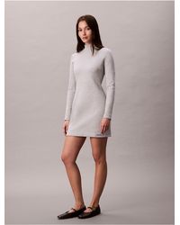 Calvin Klein - Calvin Klein Smooth Slim Mini Dress - Lyst
