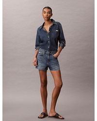 Calvin Klein - Jeans 90S Relaxed Denim Shorts - Lyst
