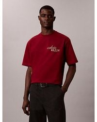 Calvin Klein - Jeans Heavy Jersey Back Logo T-Shirt - Lyst