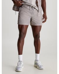 Calvin Klein - Double Waistband Gym Shorts - Lyst