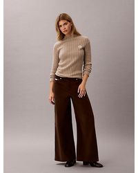 Calvin Klein - Jeans Corduroy Wide Leg Trousers - Lyst