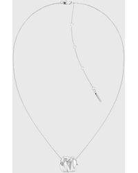 Calvin Klein - Organic Shape Pendant Necklace - Lyst