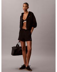 Calvin Klein - Relaxed Cotton Terry Jogger Shorts - Lyst