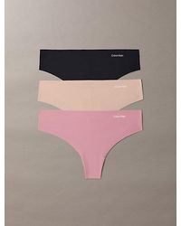 Calvin Klein - 3-Pack Strings - Lyst