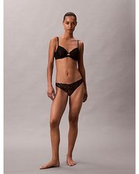 Calvin Klein - Bikini Briefs Sensual Stretch Lace - Lyst