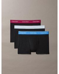 Calvin Klein - 3 Pack Relaxed Trunks Icon Cotton Stretch - Lyst