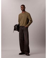Calvin Klein - Jeans Back Logo Long Sleeve T-Shirt - Lyst