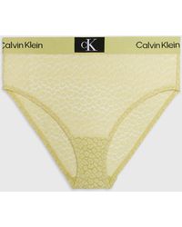 Calvin Klein - Culotte taille haute en dentelle - CK96 - Lyst