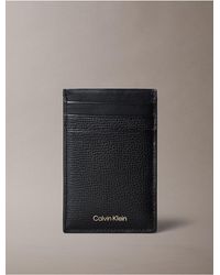 Calvin Klein - Premium Leather Clip Card Case - Lyst