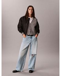Calvin Klein - Jeans Soft Knit Cotton Wool Cardigan - Lyst