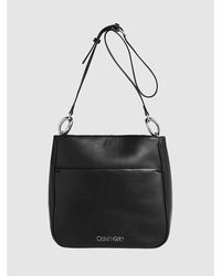 Calvin Klein Bolso hobo - Negro