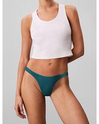 Calvin Klein - String Thong Icon Lace - Lyst